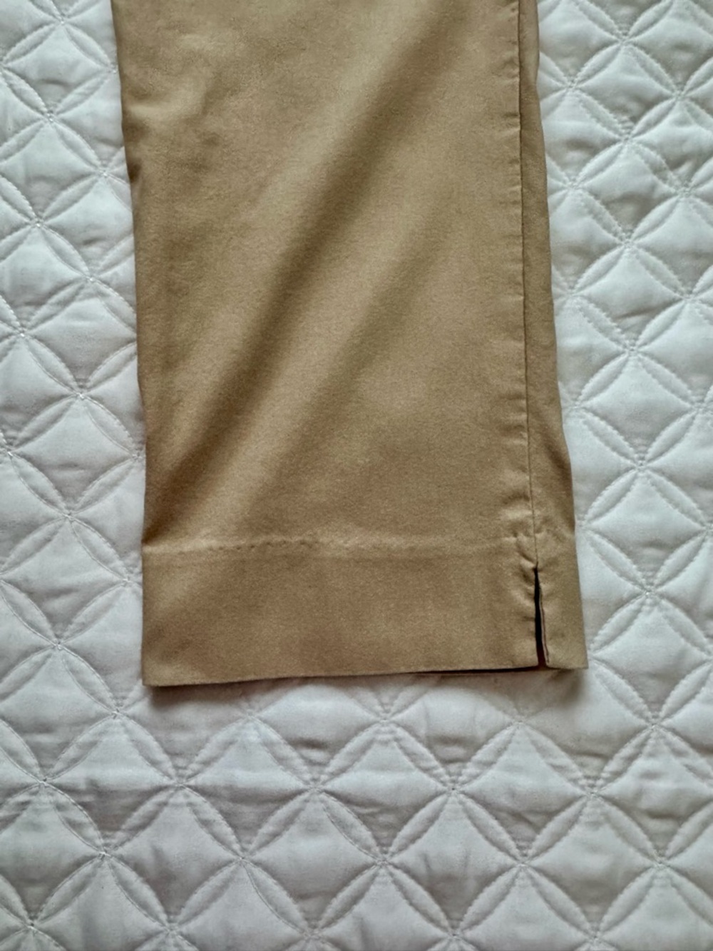 Chico's Tan So Slimming Cropped Pull-on Pants Size Small 4, Chicos Size 0 - Picture 11 of 13